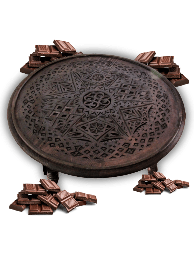 Moroccan Carved Mida Table With Legs/ Amazigh Style. 14 Hand Carved Berber Coffee Table 10