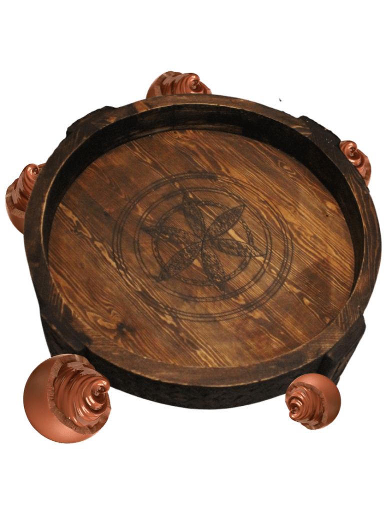 Low Moroccan Carved Mida Table/ Amazigh Style. 16 round moroccan coffee table 103