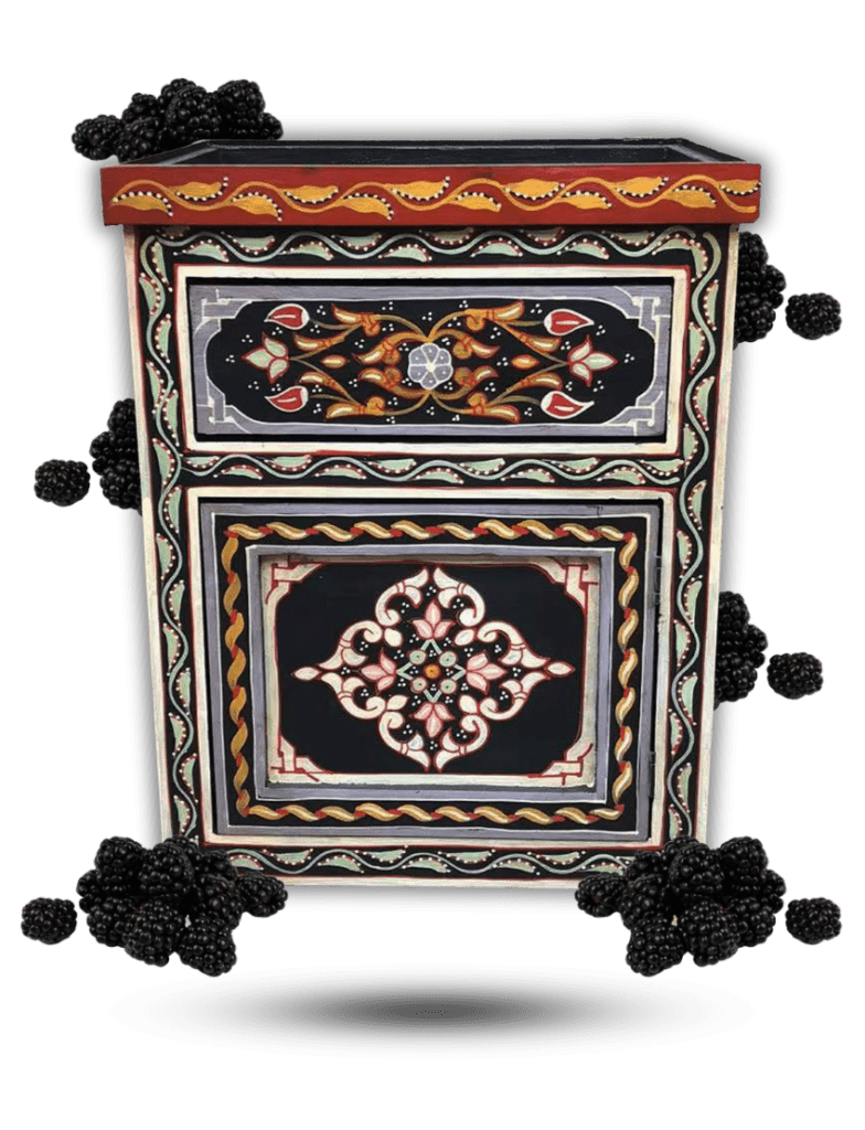 Set of 2 Moroccan Painted Nightstand Table/ 5 Flavor Variants/ Andalusian Style. 36 nightstand set of 2 Nightstand Set Of 2 Tables
