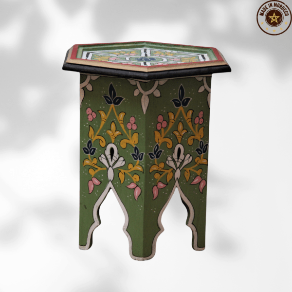 14 Flavor Variants Painted Moroccan Table/ Geometric Lining/ Floral Motif/ Andalusian Style. 13 Moroccan inspired boho side table 14 Flavor Variants Painted Moroccan Table/ Geometric Lining/ Floral Motif/ Andalusian Style.