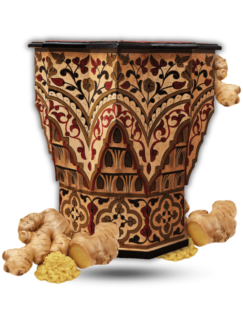 Moroccan Muqarnas Table, Painted 111