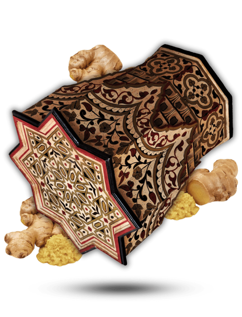 Moroccan Muqarnas Table, Painted 112