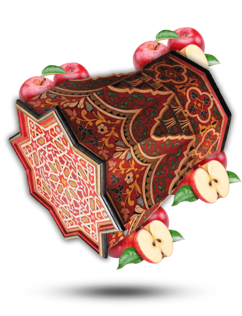 Moroccan Muqarnas Table, Painted 113