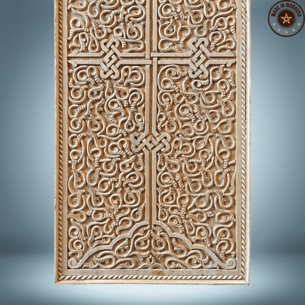 Moroccan Wall Carved Panel/ Floral motif / Andalusian Style. 6 moroccan Carved wall panel Moroccan Wall Carved Panel/ Floral motif / Andalusian Style.