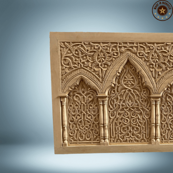 5 Best AI Tools Interior Designers Use to Instantly Transform Any Room Photo (Without Touching a Paintbrush) 4 ai interior design tools Moroccan Carved Wall Panel/ Arches And Pilars /Andalusian Style.