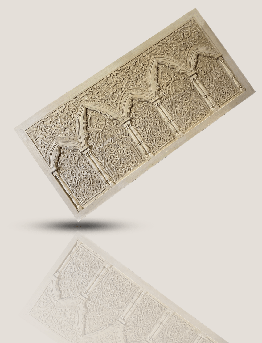 Moroccan Carved Wall Panel/ Arches And Pilars /Andalusian Style. 9 carved wall panels CARVED WALL PANELs