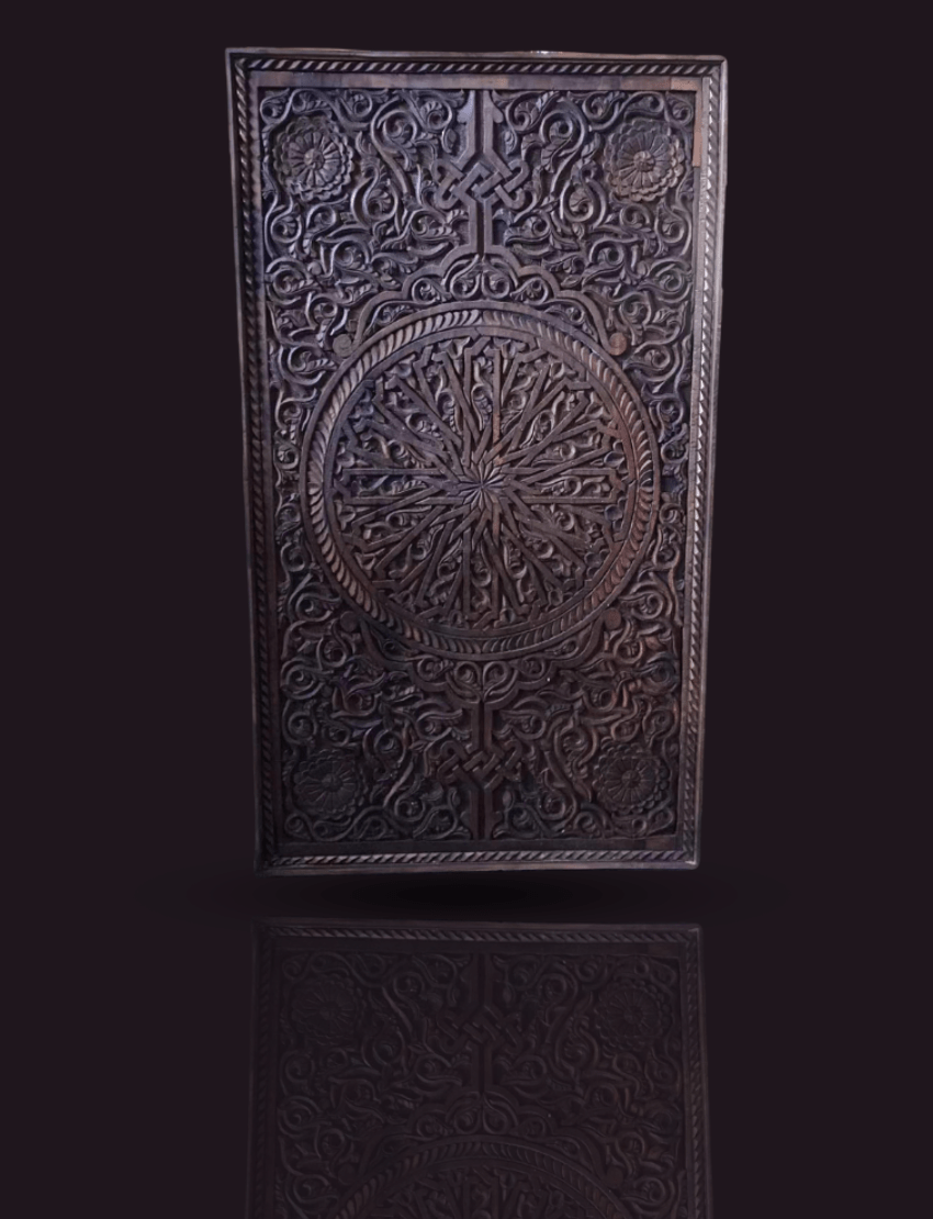 Moroccan Wall Carved Panel/ Floral motif / Andalusian Style. 7 decorative wall panels 26
