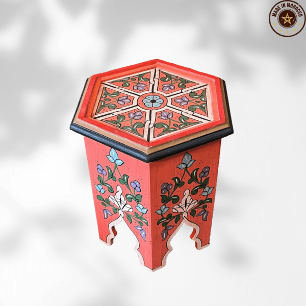 14 Flavor Variants Painted Moroccan Table/ Geometric Lining/ Floral Motif/ Andalusian Style. 17 Moroccan inspired boho side table 14 Flavor Variants Painted Moroccan Table/ Geometric Lining/ Floral Motif/ Andalusian Style.