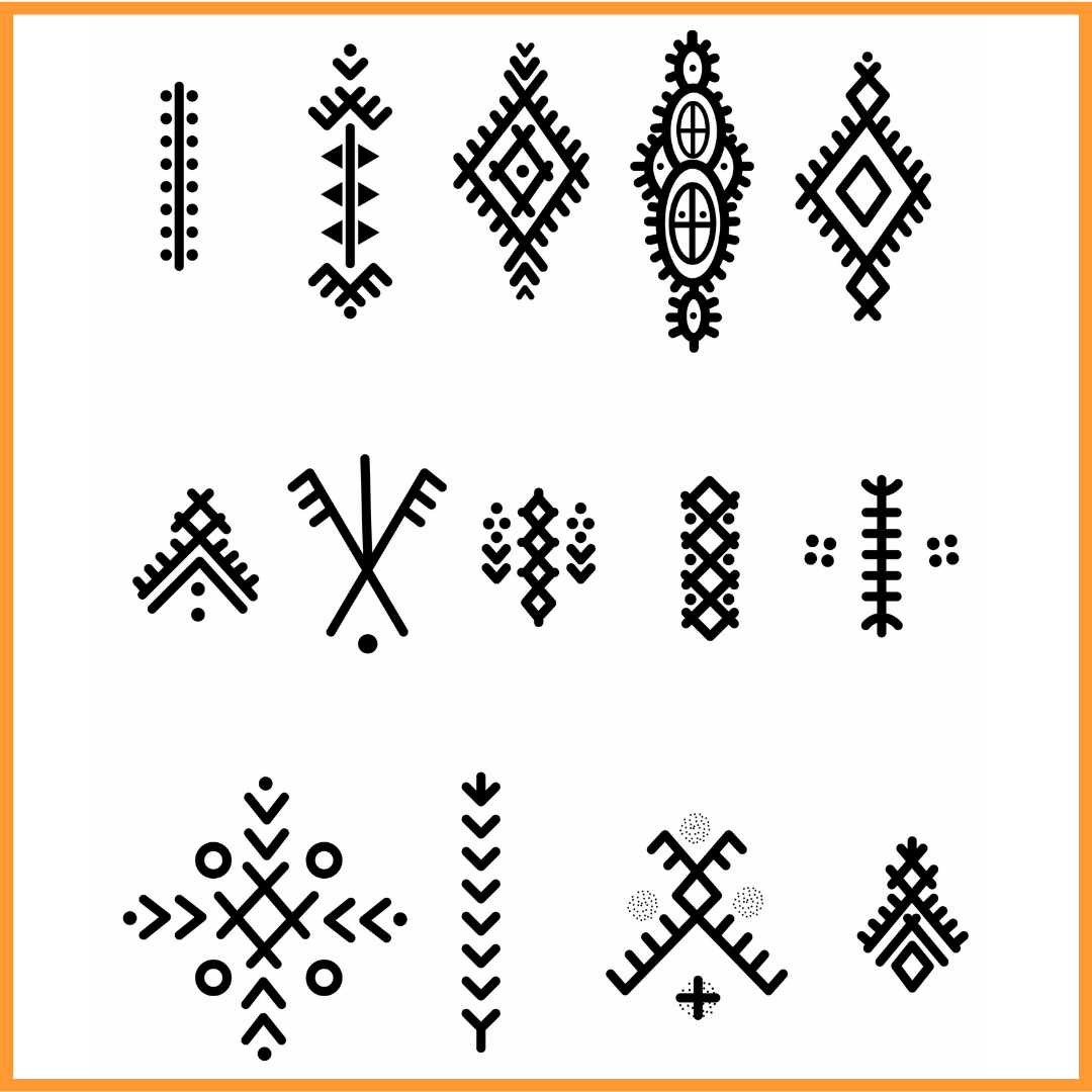Moroccan Wood Furniture: A Trip Through Time and Craftsmanship (Part B) 1 Moroccan Wood Furniture Amazigh Symboles - Berber Symboles