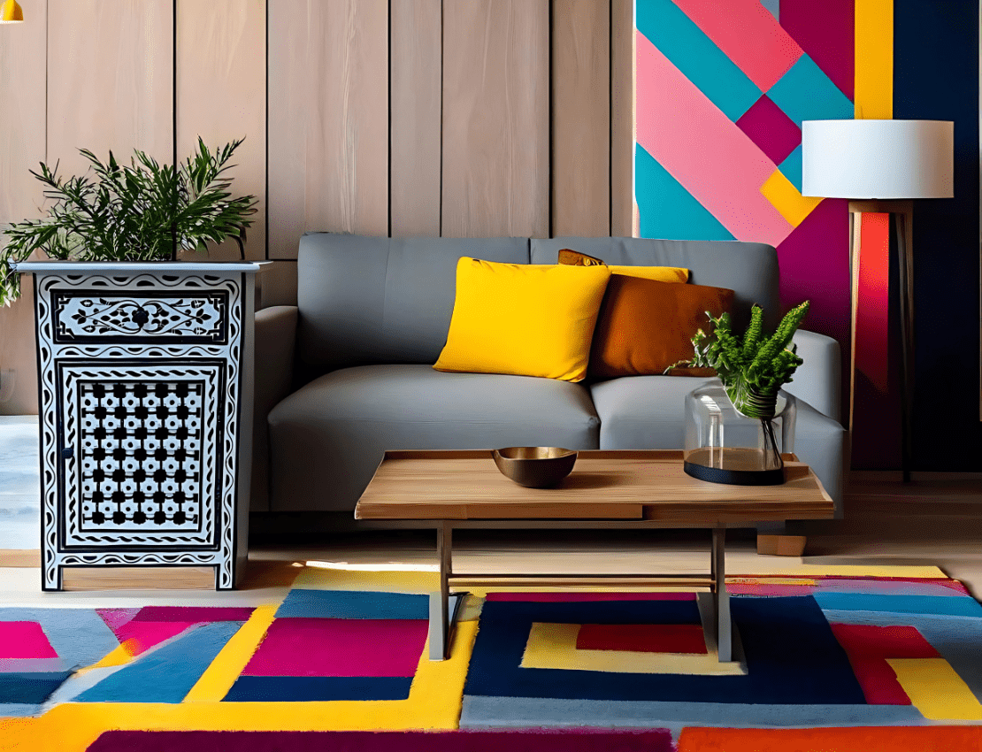 Moroccan Painted The Best Bedside Table Set Of 2
