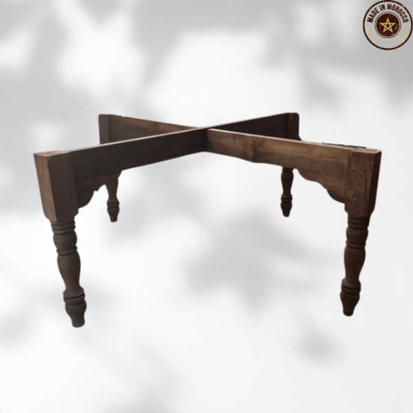 Moroccan Carved Mida Table With Rim and Legs/ Amazigh style. 10 Round Coffee table Moroccan Carved Mida Table With Rim and Legs/ Amazigh style.