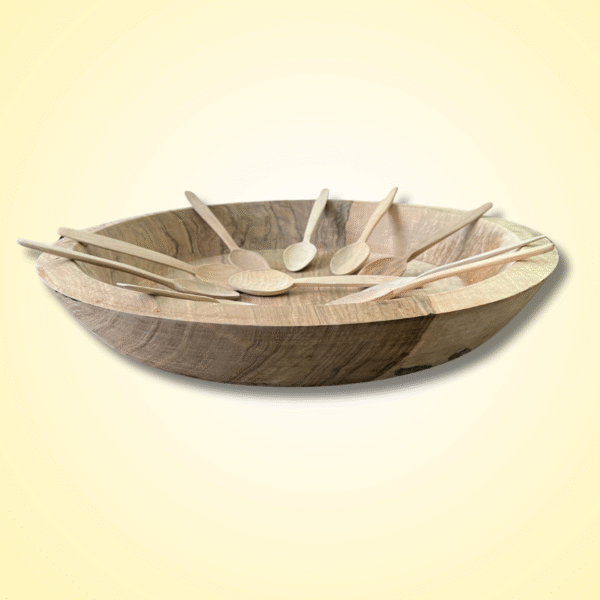 Moroccan Walnut wood Couscous dish with spoons, 4 Sizes. 4 Couscous dish Moroccan Walnut wood Couscous dish with spoons, 4 Sizes.
