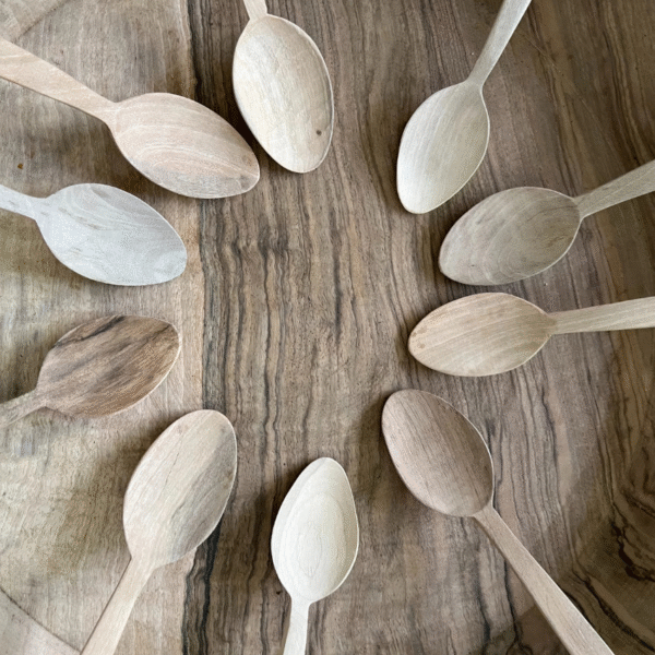 Moroccan Walnut wood Couscous dish with spoons, 4 Sizes. 5 Couscous dish Moroccan Walnut wood Couscous dish with spoons, 4 Sizes.