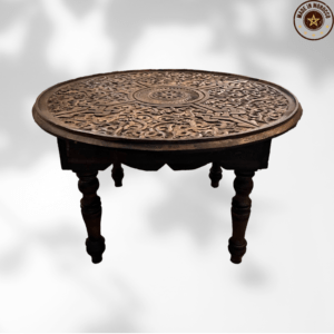 BC&T - Quality Moroccan Furniture Made Affordable 30 Moroccan furniture Moroccan Carved Table /Floral motif/ Andalusian style.