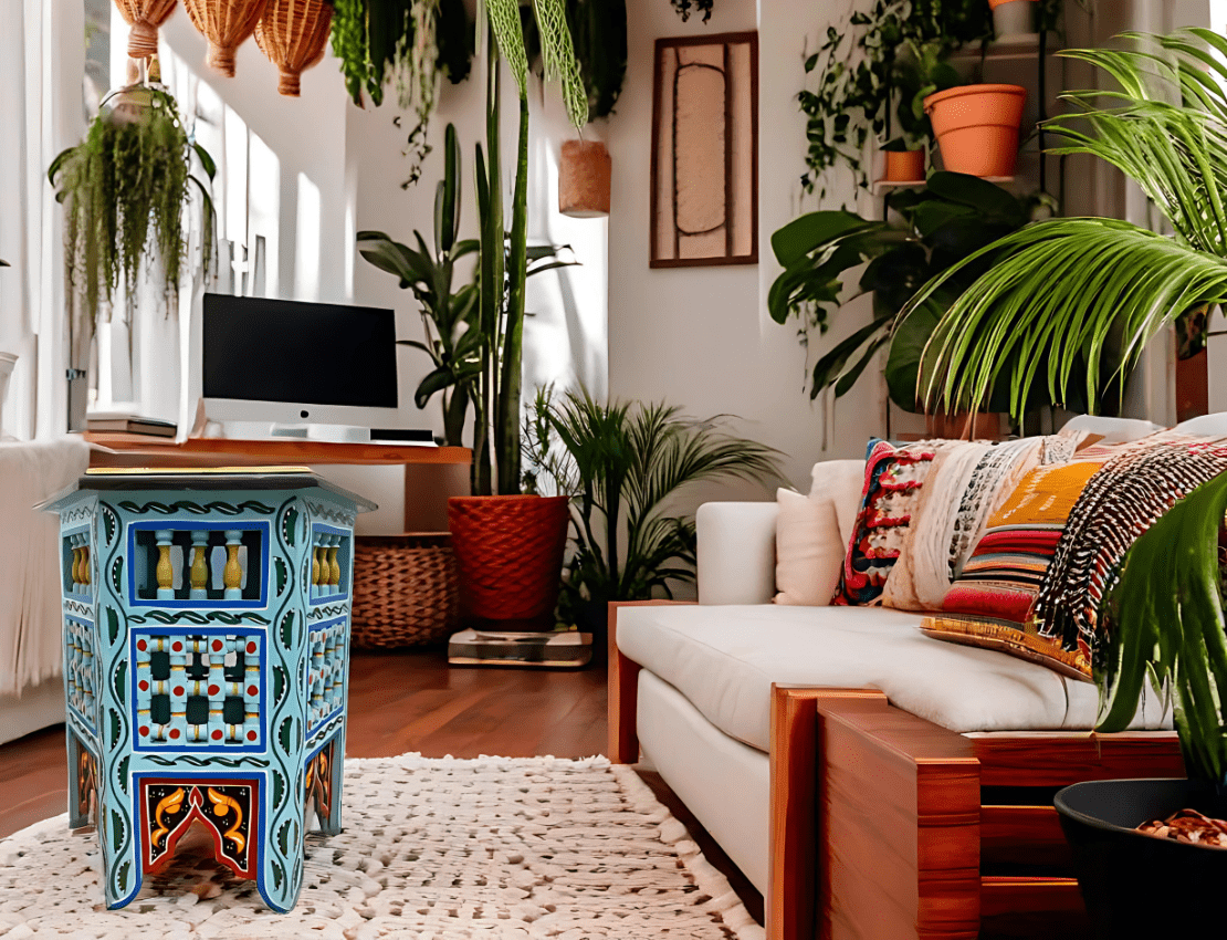 Moroccan Moroccan Inspired Living Room Table