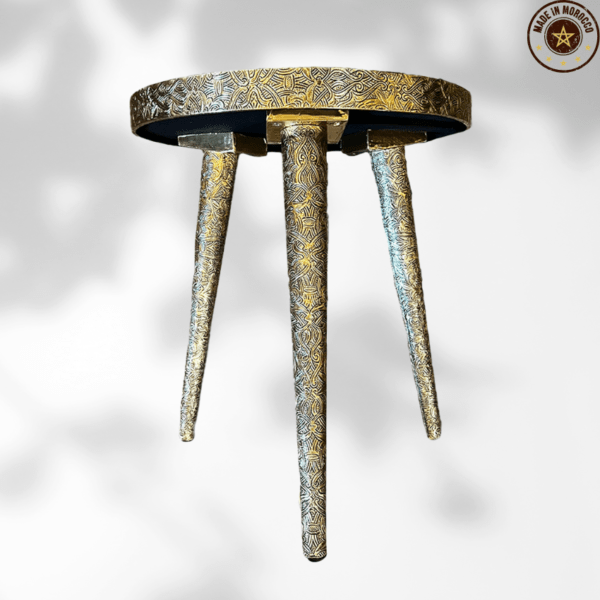 Set of 3 Moroccan Brass Coffee Tables/ Andalusian Style. 5 brass coffee table Set of 3 Moroccan Brass Coffee Tables/ Andalusian Style.