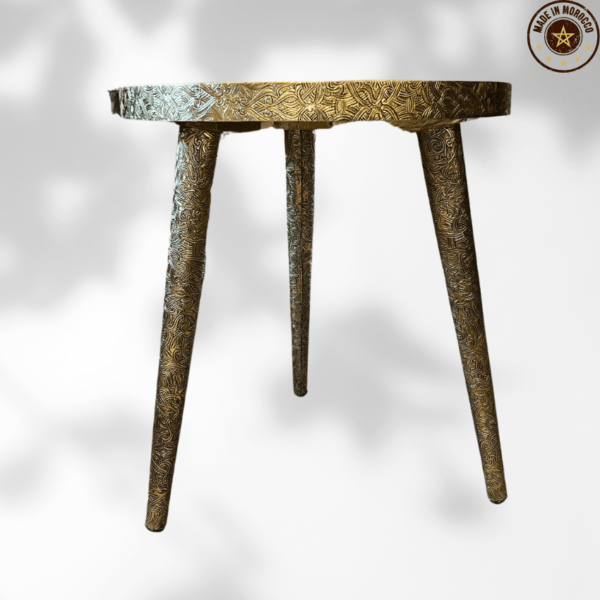 Set of 3 Moroccan Brass Coffee Tables/ Andalusian Style. 8 brass coffee table Set of 3 Moroccan Brass Coffee Tables/ Andalusian Style.