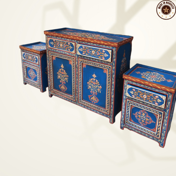 Order for Mathiew: Set of 2 Moroccan Painted Order for Mathiew: Set of 2 Moroccan Painted