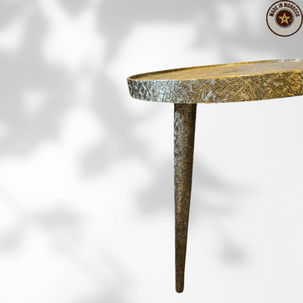 Set of 3 Moroccan Brass Coffee Tables/ Andalusian Style. 6 brass coffee table Set of 3 Moroccan Brass Coffee Tables/ Andalusian Style.