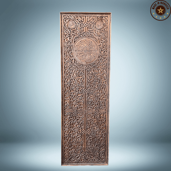 Moroccan Wall Carved Panel/ Floral motif / Andalusian Style. 1 moroccan Carved wall panel Moroccan Wall Carved Panel/ Floral motif / Andalusian Style.
