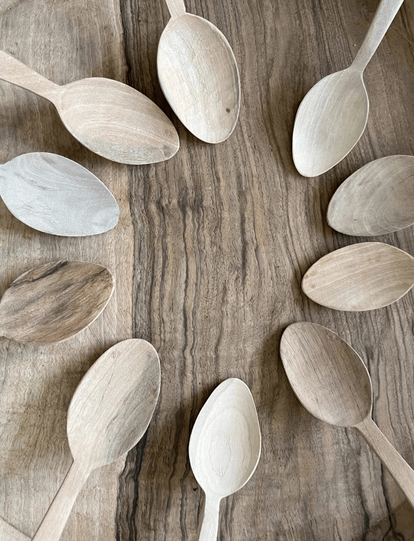 Moroccan Walnut wood Couscous dish with spoons, 4 Sizes. 7 Couscous dish Moroccan Couscous dish with spoons.