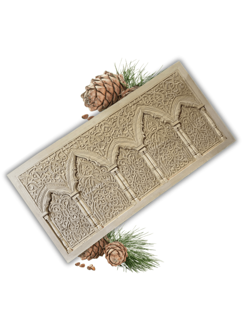 Moroccan Carved Wall Panel/ Arches And Pilars /Andalusian Style. 15 carved wall panels CARVED WOOD WALL PANEL
