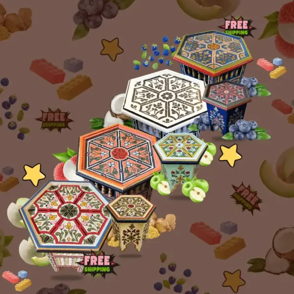 The Flavor Bundle And Save "Set Of Two Tables" 1 Moroccan inspired living room table The Flavor Bundle And Save "Set Of Two Tables"