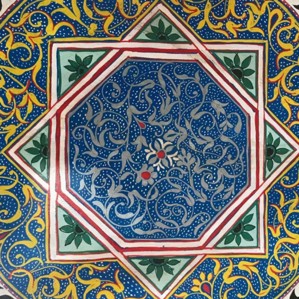 Moroccan Table Basse Painted Blue / Andalusian Style. 2 table basse Moroccan Table Basse Painted Blue / Andalusian Style.