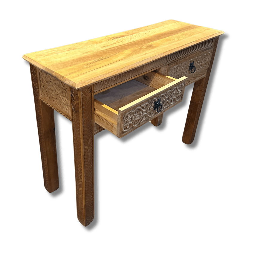 Moroccan Table console 11 carved console table The best Moroccan Carved Console Table