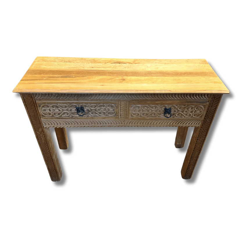 Moroccan Table console 10 carved console table The best Moroccan Carved Console Table
