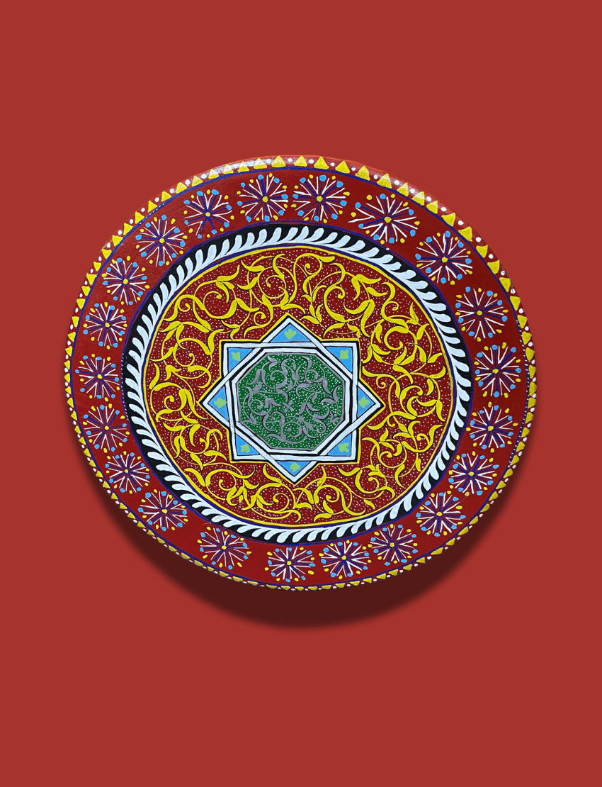 Moroccan Table Basse Painted Red / Andalusian Style. 6 Painted table basse The Best Moroccan Painted Table Basse