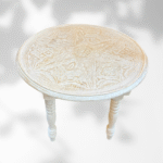 15 Stunning Moroccan Home Decor Ideas to Transform Your Space in 2026 51 White Round Moroccan Carved Coffee Table/ Mida Table With Legs/ Amazigh Style.
