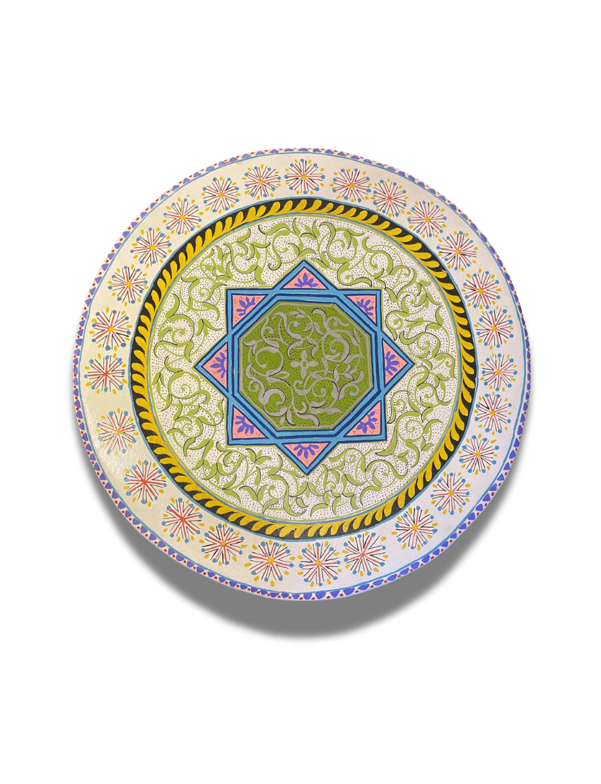 Moroccan Table Basse Painted White / Andalusian Style. 6 moroccan table basse The Best Moroccan Moroccan Table Basse
