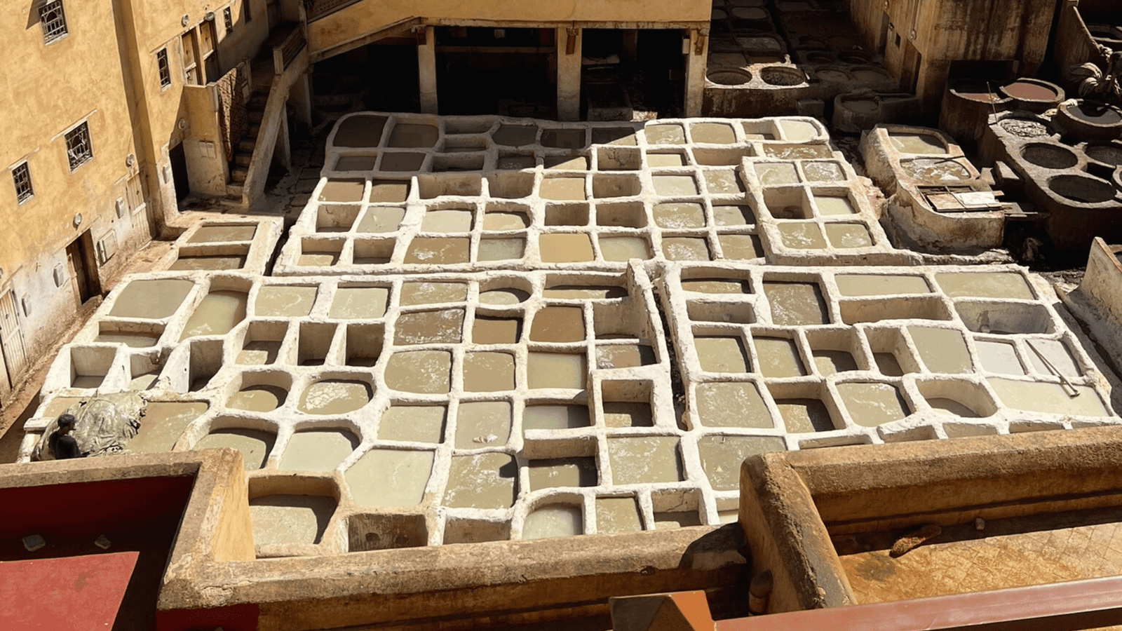 Why the Legendary Chouara Tannery in Fez Is Still a Must-See After 1,000 Years 1 Chouara Tannery Colorful dye vats at Chouara Tannery in Fez