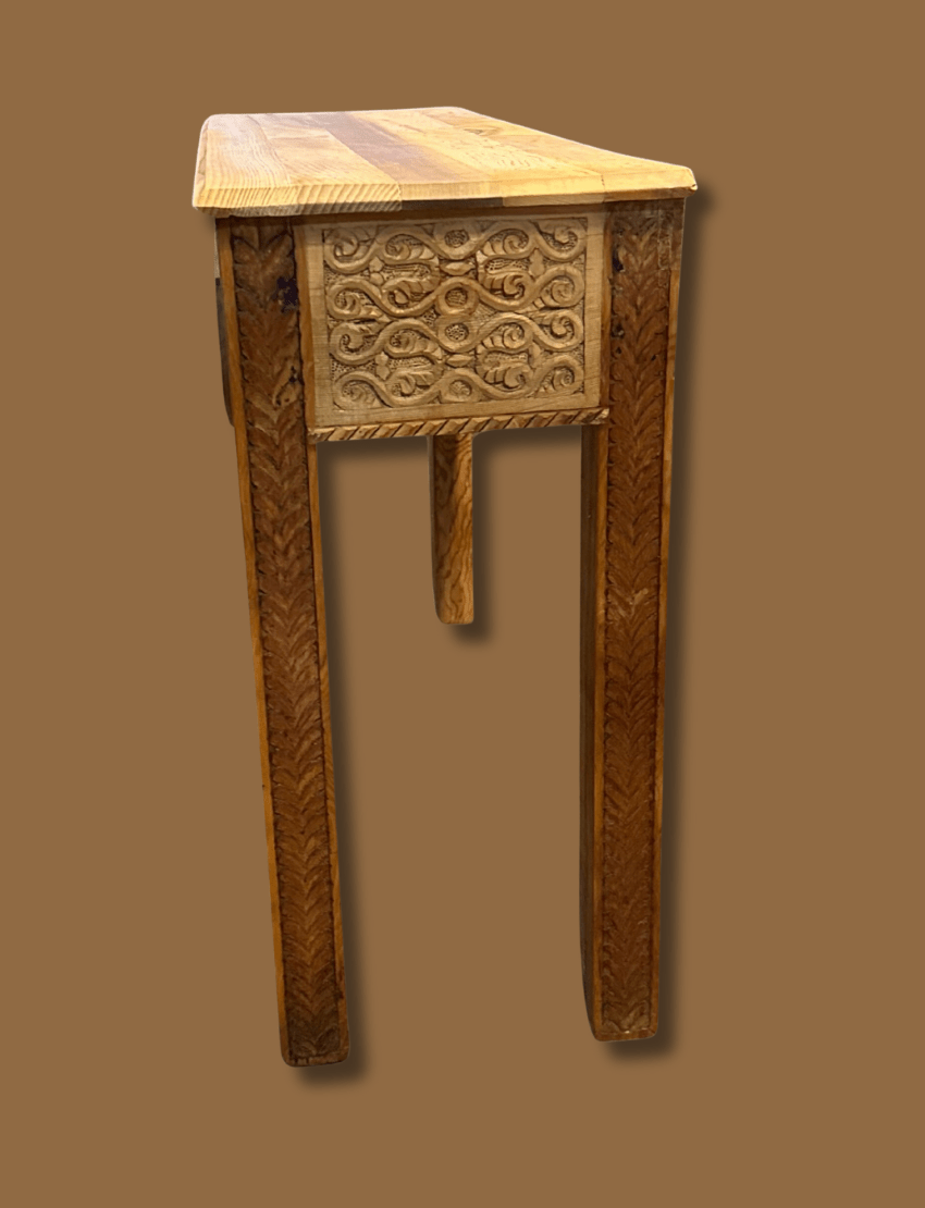 Moroccan Table console 8 carved console table The best Moroccan Carved Console Table