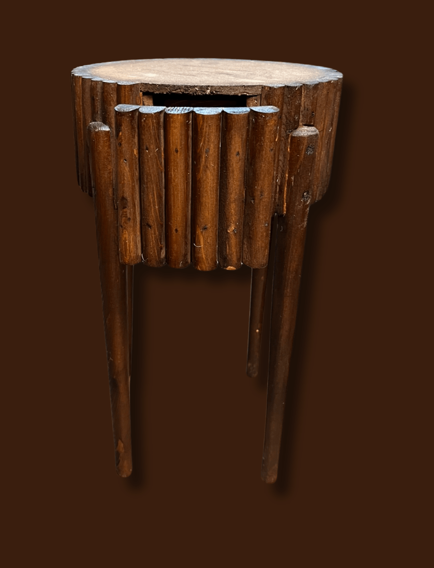 Brown Moroccan Round Fluted Coffee Table With Secret Drawer 8 fluted coffee table The Best Round Fluted Coffee Table With Secret Drawer