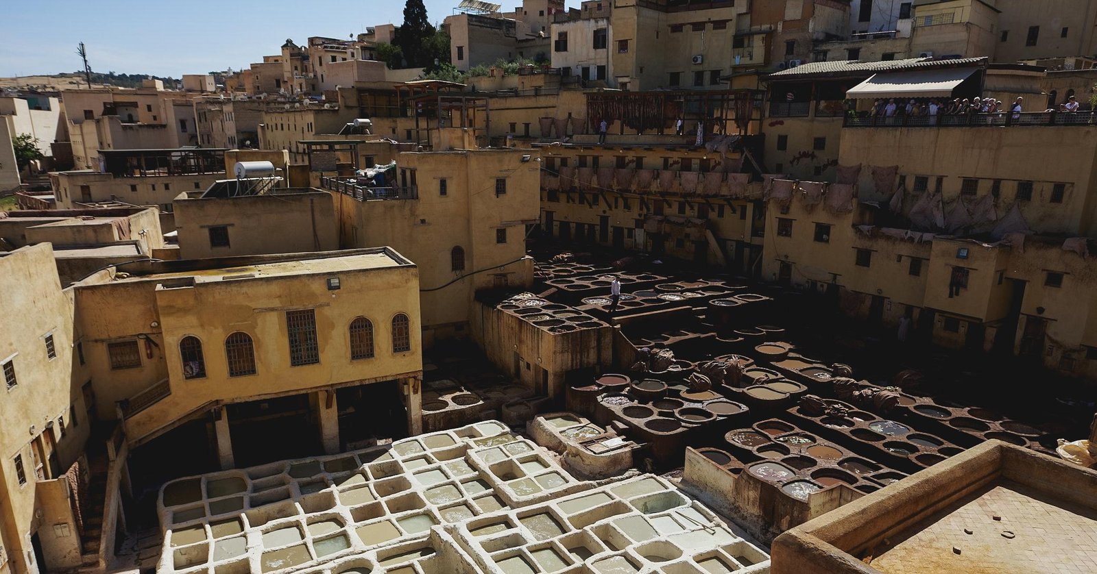 Why Moroccan Leather Still Matters (And Why It’s Worth Every Penny) 1 Moroccan Leather Moroccan leather drying on balconies in Fez