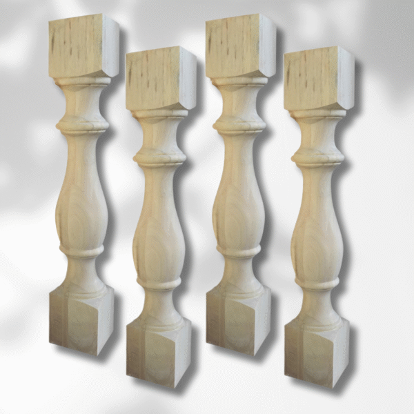 How to Paint Wood Furniture: A Step-by-Step Guide for Stunning Results 5 how to paint wood furniture Sets of 4 DIY Redwood Table Legs, Turned Dining Table, Bar Table or Desk Legs
