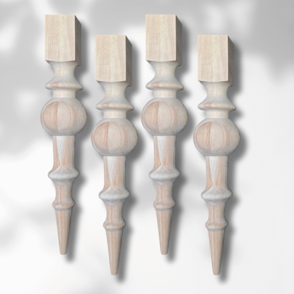 How to Paint Wood Furniture: A Step-by-Step Guide for Stunning Results 3 how to paint wood furniture Sets of 4 DIY Redwood Table Legs, Turned Dining Table, Bar Table or Desk Legs