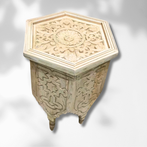Oriental Hexagonal Moroccan Coffee Table/ Andalusian style. 1 Oriental Coffee Table Oriental Hexagonal Moroccan Coffee Table/ Andalusian style.