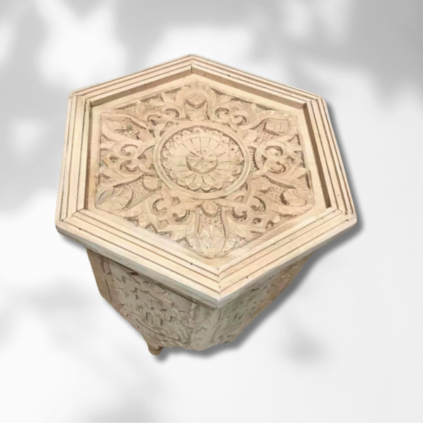 Oriental Hexagonal Moroccan Coffee Table/ Andalusian style. 3 Oriental Coffee Table Oriental Hexagonal Moroccan Coffee Table/ Andalusian style.