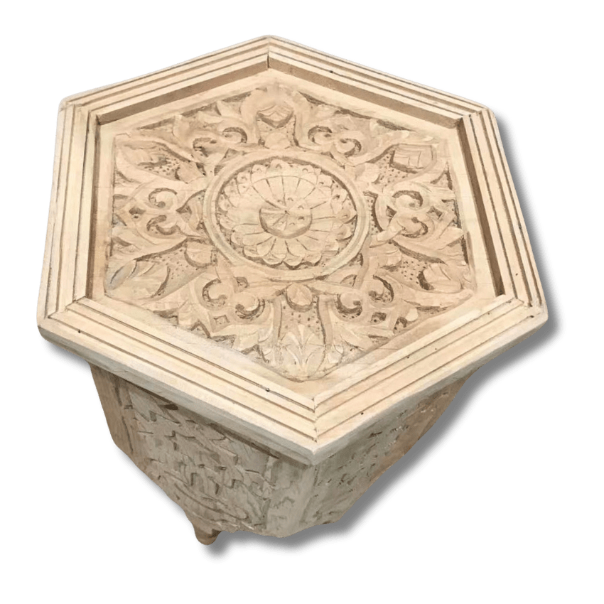 Oriental Hexagonal Moroccan Coffee Table/ Andalusian style. 10 Oriental Coffee Table 46