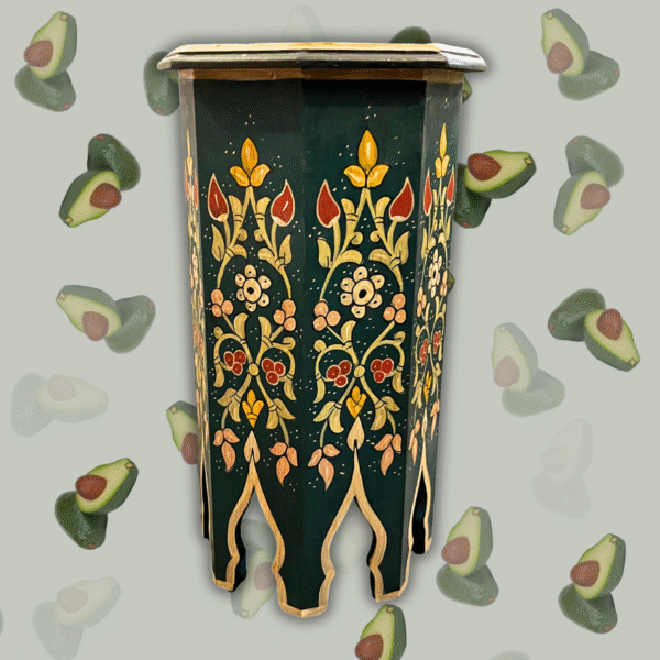 4 Flavor Variants Painted Moroccan Octagon End Table/ Andalusian Style. 19 painted octagon end table 4 Flavor Variants Painted Moroccan Octagon End Table/ Andalusian Style.