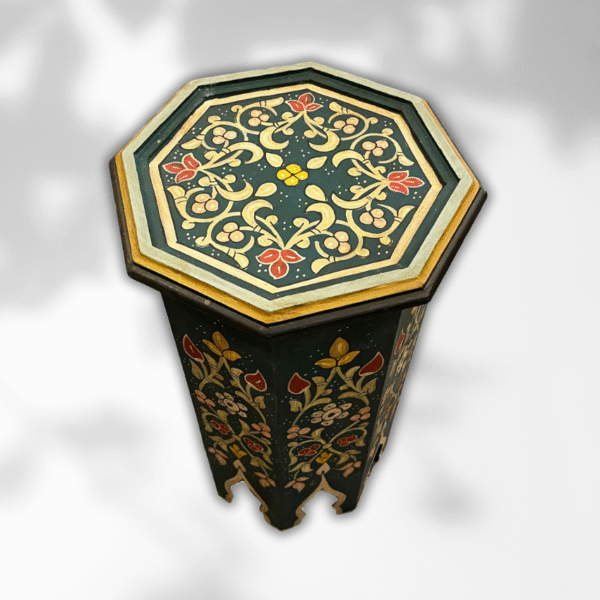 4 Flavor Variants Painted Moroccan Octagon End Table/ Andalusian Style. 21 painted octagon end table 4 Flavor Variants Painted Moroccan Octagon End Table/ Andalusian Style.
