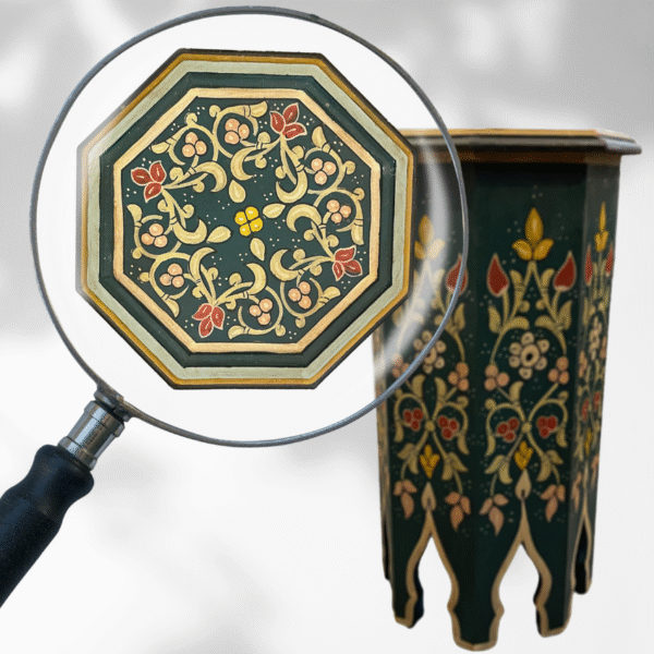 4 Flavor Variants Painted Moroccan Octagon End Table/ Andalusian Style. 18 painted octagon end table 4 Flavor Variants Painted Moroccan Octagon End Table/ Andalusian Style.