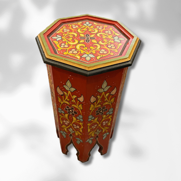 4 Flavor Variants Painted Moroccan Octagon End Table/ Andalusian Style. 17 painted octagon end table 4 Flavor Variants Painted Moroccan Octagon End Table/ Andalusian Style.