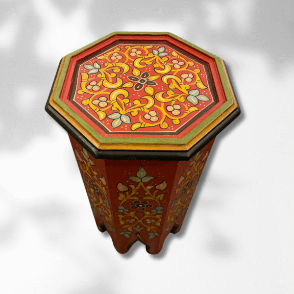 4 Flavor Variants Painted Moroccan Octagon End Table/ Andalusian Style. 12 painted octagon end table 4 Flavor Variants Painted Moroccan Octagon End Table/ Andalusian Style.