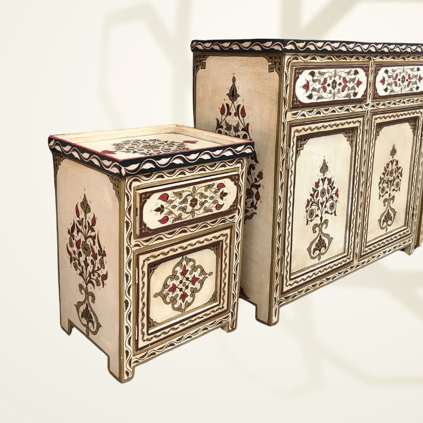 Beige Nightstand 111 cream colored end tables 7 1
