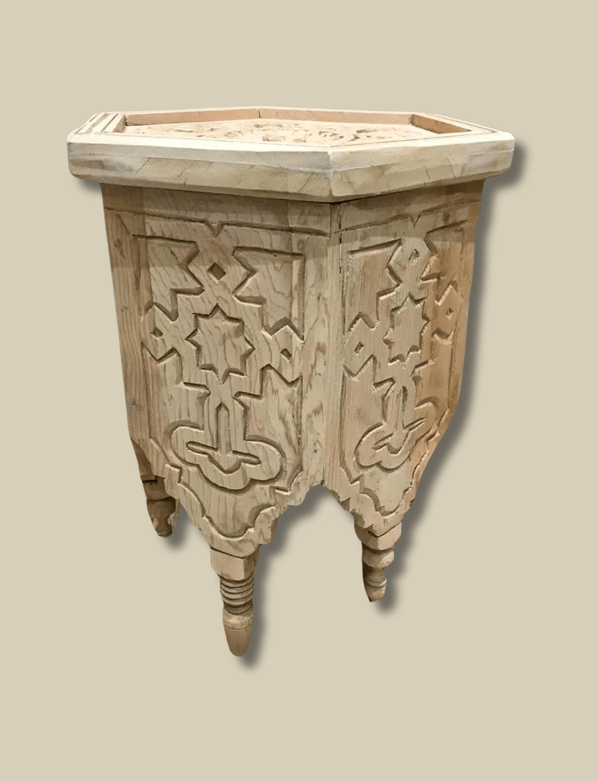 Oriental Hexagonal Moroccan Coffee Table/ Andalusian style. 7 Oriental Coffee Table Moroccan Oriental Coffee Table
