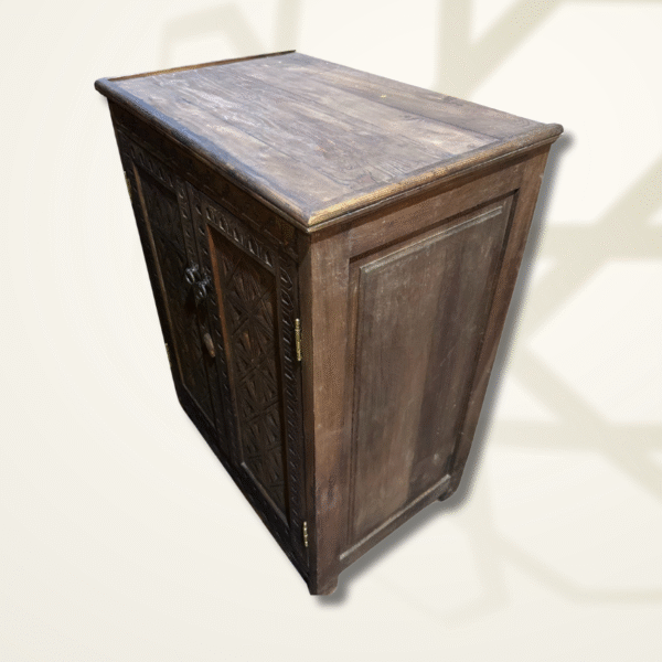 Moroccan Carved Entryway Storage Cabinet - Brown 7 entryway cabinet Moroccan Carved Entryway Storage Cabinet - Brown